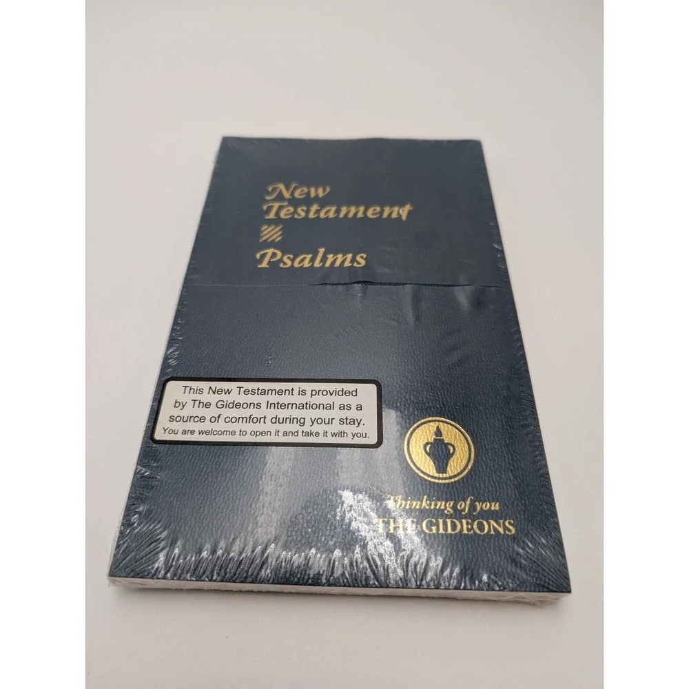 New Testament Psalms Thinking of You The Gideons (Book, Blue, Softcover) Sealed